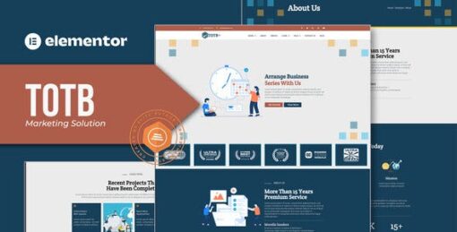 TOTB – Marketing Solution Elementor Template kit