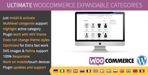 Ultimate Expandable WooCommerce Categories