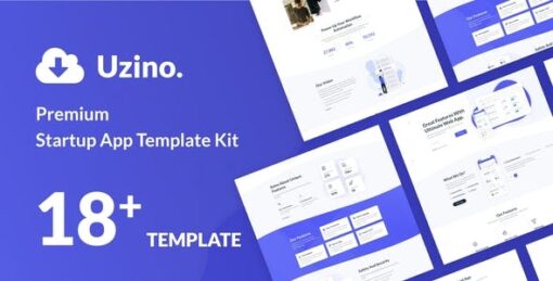 Uzino | Startup App Elementor Template Kit