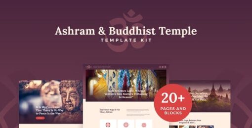 Vihara – Ashram & Oriental Buddhist Temple Elementor Template Kit