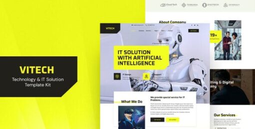 Vitech – Technology & IT Solution Elementor Template Kit