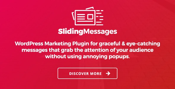 WordPress Marketing Plugin – Sliding Messages WordPress Marketing Plugin – Sliding Messages