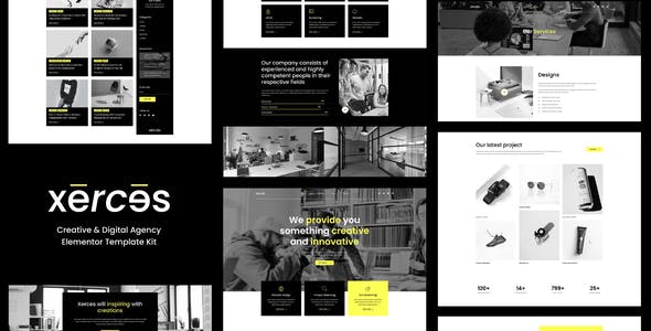 Xerces – Creative & Digital Agency Elementor Template Kit Xerces – Creative & Digital Agency Elementor Template Kit