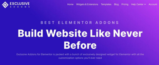 Exclusive Addons Elementor Pro