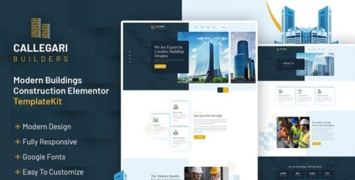 Callegari Builders | Elementor Template Kit