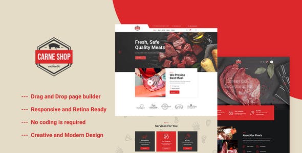 Carne – Meat Shop Elementor Template Kit Carne – Meat Shop Elementor Template Kit