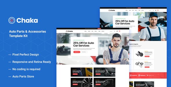 Chakta – Auto Parts Store & Accessories Elementor Template Kit Chakta – Auto Parts Store & Accessories Elementor Template Kit
