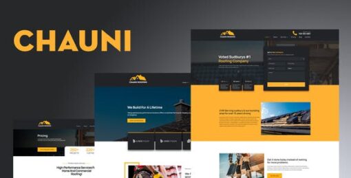 Chauni – Roofing Elementor Template Kit