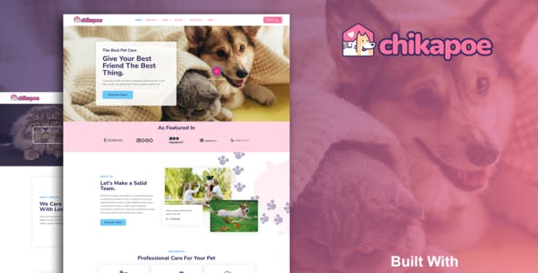 Chikapoe – Pet Care & Veterinary Elementor Template Kit Chikapoe – Pet Care & Veterinary Elementor Template Kit