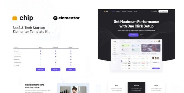 Chip – SaaS & Tech Startup Elementor Template Kit Chip – SaaS & Tech Startup Elementor Template Kit