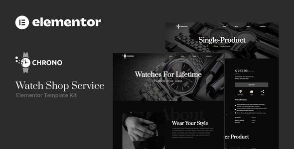 Chrono – Watch Service Elementor Template Kit Chrono – Watch Service Elementor Template Kit