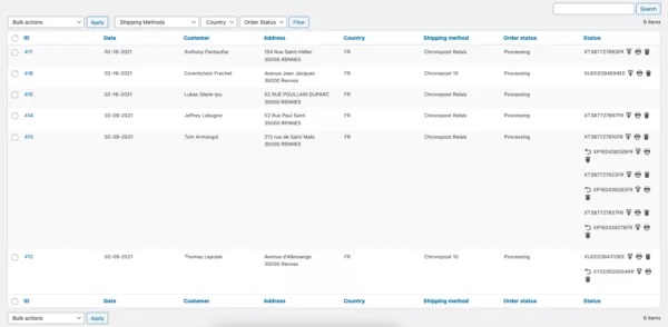 Chronopost & Mondial relay pour WooCommerce – WCMultiShipping Chronopost & Mondial relay pour WooCommerce – WCMultiShipping