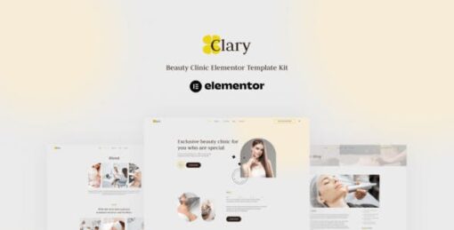 Clary – Beauty Clinic Elementor Template Kit