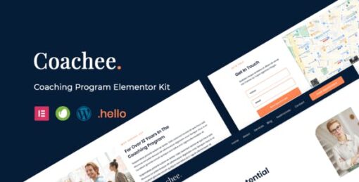 Coachee – Coaching Program Elementor Template Kit
