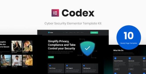 Codex – Cyber Security Elementor Template Kit