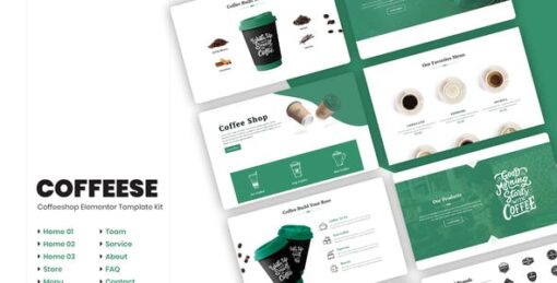 Coffesse | Cafe & Coffee Shop Elementor Template Kit