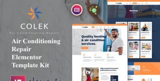 Colek – AC Repair Services Elementor Template Kit