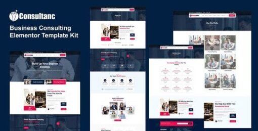 Consultanc – Business Consulting Elementor Template Kit