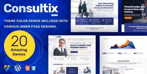 Consultix Consulting – Business Consulting WordPress Theme