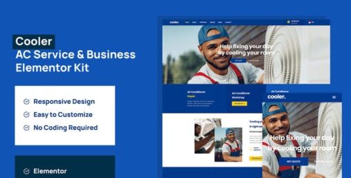 Cooler – AC Service & Business Elementor Pro Template Kit