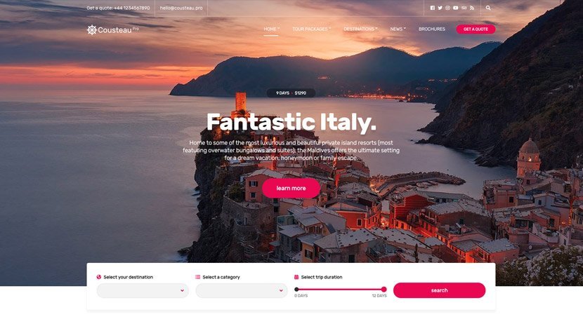 Cssigniter – Cousteau Pro WordPress Theme Cssigniter – Cousteau Pro WordPress Theme