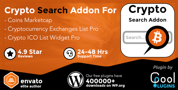 Cryptocurrency Search Addon Cryptocurrency Search Addon