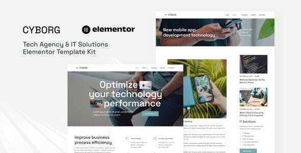 Cyborg – Tech Agency & IT Solutions Elementor Template Kit Cyborg – Tech Agency & IT Solutions Elementor Template Kit
