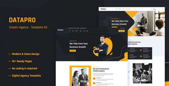 Datapro – Creativ Agency Elementor Template Kit Datapro – Creativ Agency Elementor Template Kit