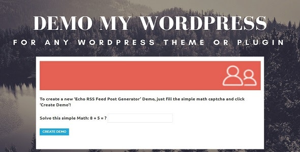 Demo My WordPress Demo My WordPress