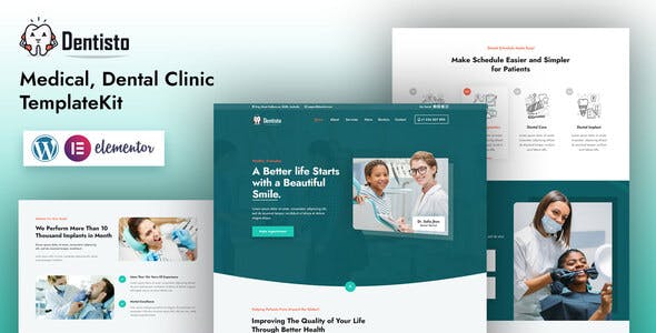 Dentisto | Dentist & Medical Elementor Template Kit Dentisto | Dentist & Medical Elementor Template Kit