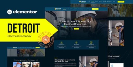 Detroit – Electrical Company Elementro Pro Template Kit