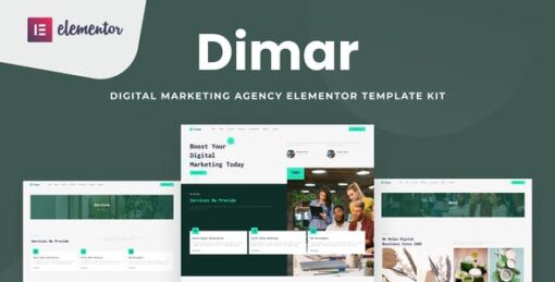 Dimar – Digital Marketing Elementor Template Kit