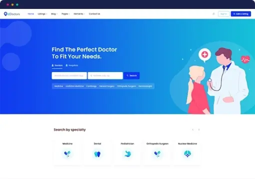 dDoctors – WordPress Directory Theme