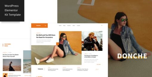 Donche – News & Magazine Elementor Pro Template Kit