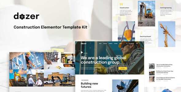 Dozer – Construction Elementor Template Kit Dozer – Construction Elementor Template Kit