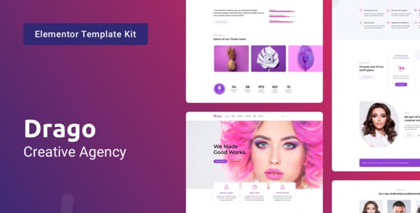 Drago – Creative Digital Agency Elementor Template Kit Drago – Creative Digital Agency Elementor Template Kit