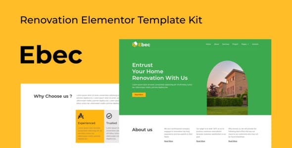 Ebec – Renovation Elementor Template Kit Ebec – Renovation Elementor Template Kit