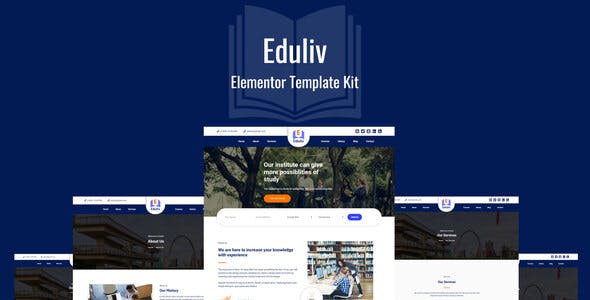 Eduliv – Education Elementor Template Kit Eduliv – Education Elementor Template Kit