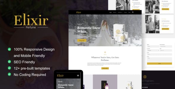 Elixir – Perfume Maker Elementor Template Kit Elixir – Perfume Maker Elementor Template Kit