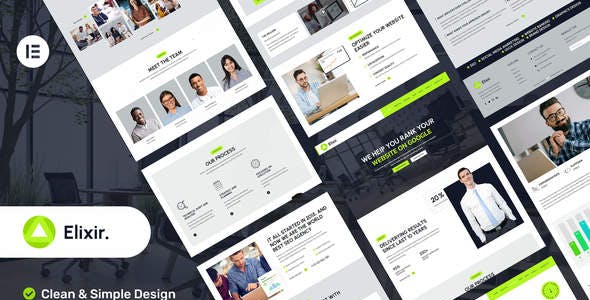 Elixir – SEO & Digital Marketing Agency Elementor Pro Template Kit Elixir – SEO & Digital Marketing Agency Elementor Pro Template Kit