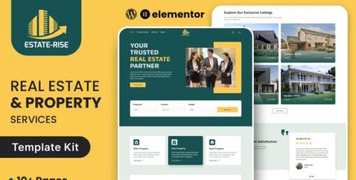 Estate Rise – Real Estate Elementor Template Kit
