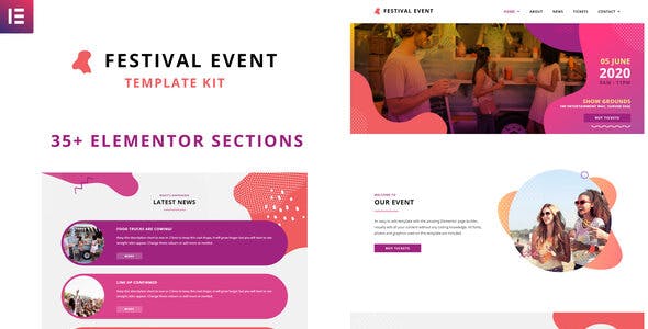 Festival Events – Elementor Template Kit Festival Events – Elementor Template Kit