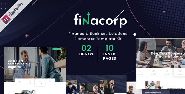 FinaCorp – Finance Corporate Elementor Template Kit FinaCorp – Finance Corporate Elementor Template Kit