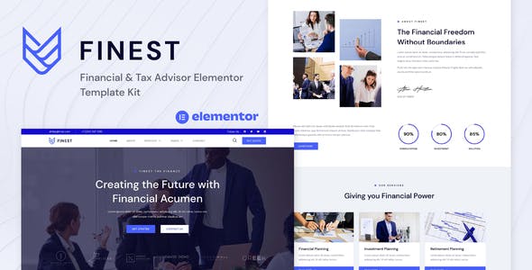 Finest – Financial & Tax Advisor Elementor Template Kit Finest – Financial & Tax Advisor Elementor Template Kit