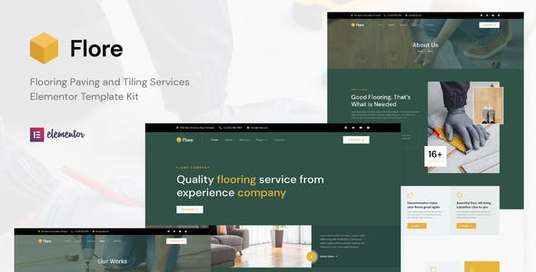 Flore – Flooring & Tiling Services Elementor Template Kit Flore – Flooring & Tiling Services Elementor Template Kit