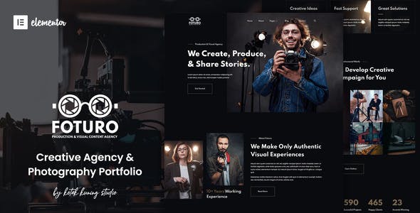 Foturo – Photography Portfolio & Creative Agency Elementor Template Kit Foturo – Photography Portfolio & Creative Agency Elementor Template Kit