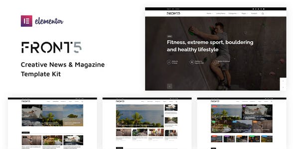 FrontFive – Creative News & Magazine Template Kit FrontFive – Creative News & Magazine Template Kit