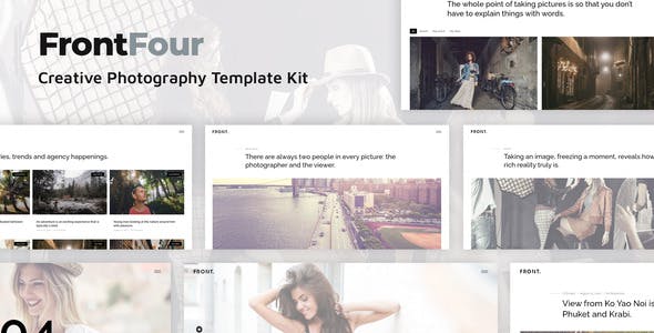 FrontFour – Creative Photography Template Kit FrontFour – Creative Photography Template Kit