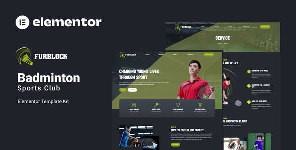 Furblock – Badminton Club Elementor Template Kit Furblock – Badminton Club Elementor Template Kit