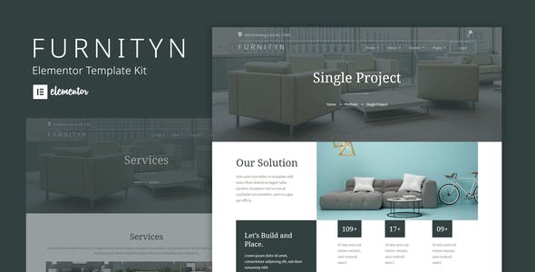 Furnityn – Interior Design Elementor Kit Template Furnityn – Interior Design Elementor Kit Template